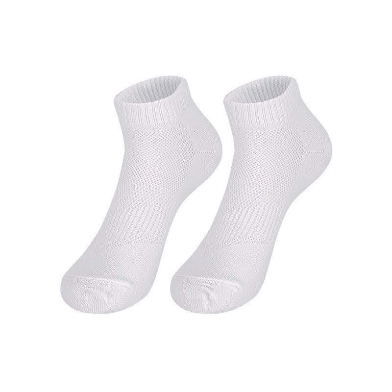 Men's And Women's Summer Thin Solid Color Mesh Socks For Running