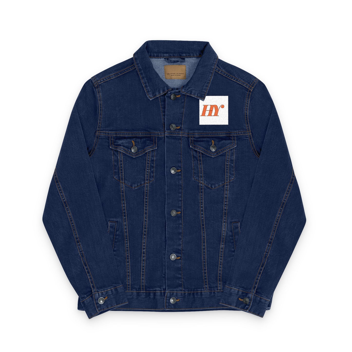 Stylish Unisex Embroidered Denim Jacket, Casual Jacket, Gift for Him/Her, Everyday Wear, Trendy Outerwear