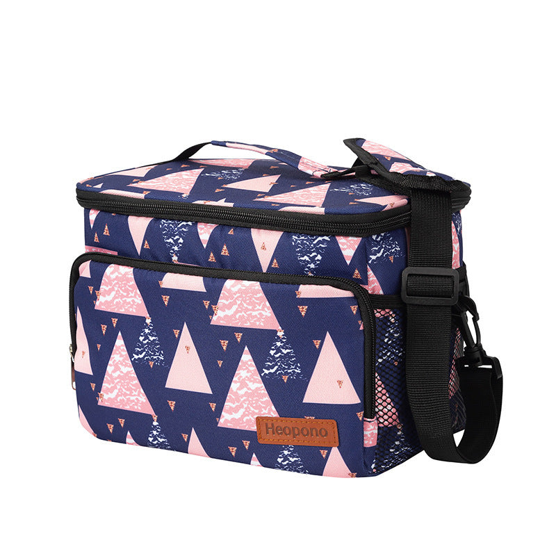 Crossbody Outdoor Thermal Bag Oxford Cloth Large Capacity Lunch Box