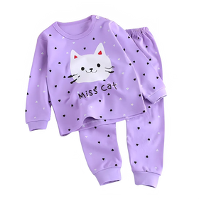 Adorable Autumn Baby Girls 2pc Outfit Set