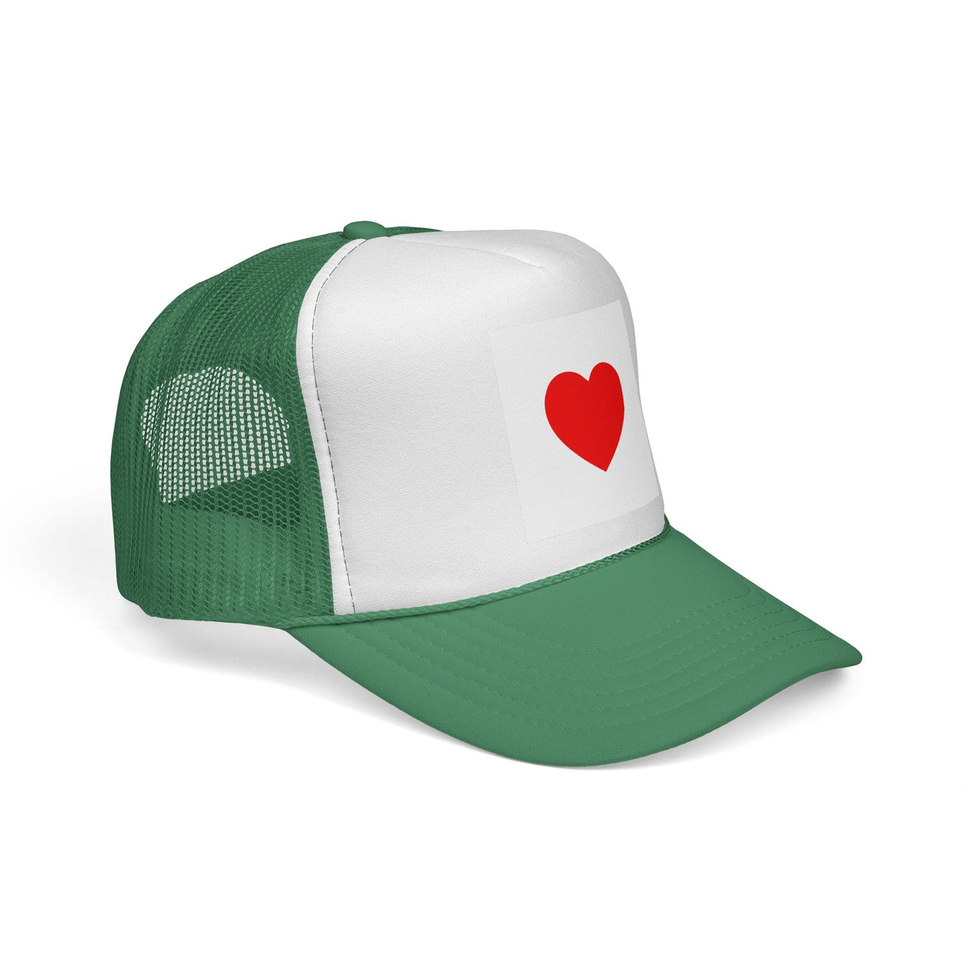 Heartfelt Love Trucker Cap, Fun Hat, Valentine's Gift, Casual Accessories, Summer Attire, Adorable Cap