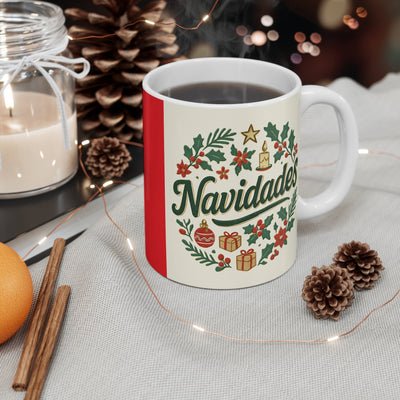 Navidades Christmas Mug — Festive Holiday Ceramic Coffee Cup (11oz)