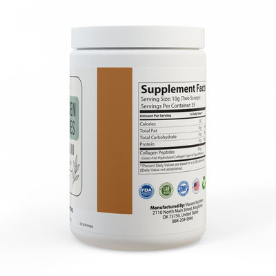 Collagen Peptides Type I & III Supplement (350g, 12.3oz)