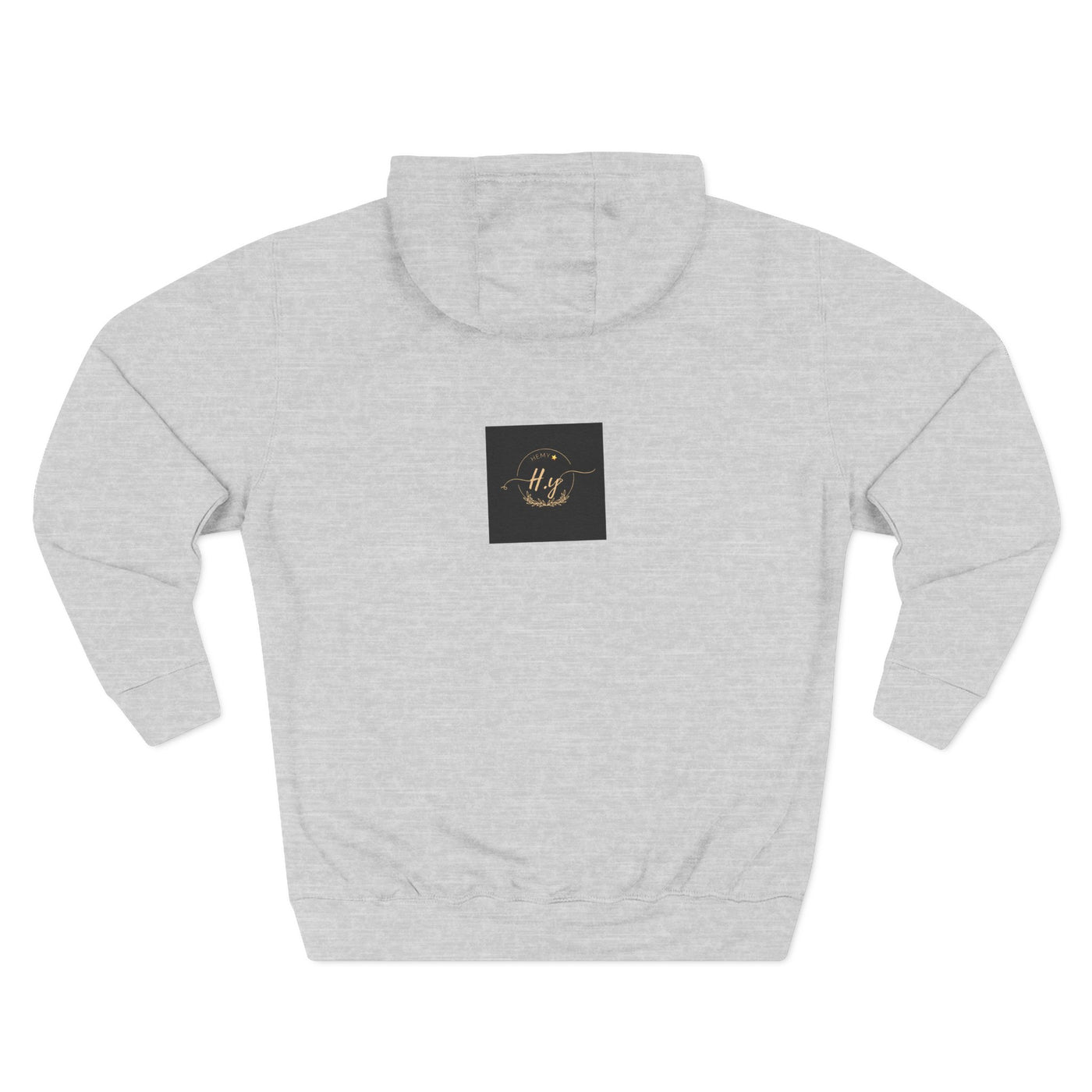 Elegant Gold Script Fleece Hoodie, Cozy Layer, Personalized Gift, Casual Wear, Stylish Sweatshirt, Fashion for All Seasons