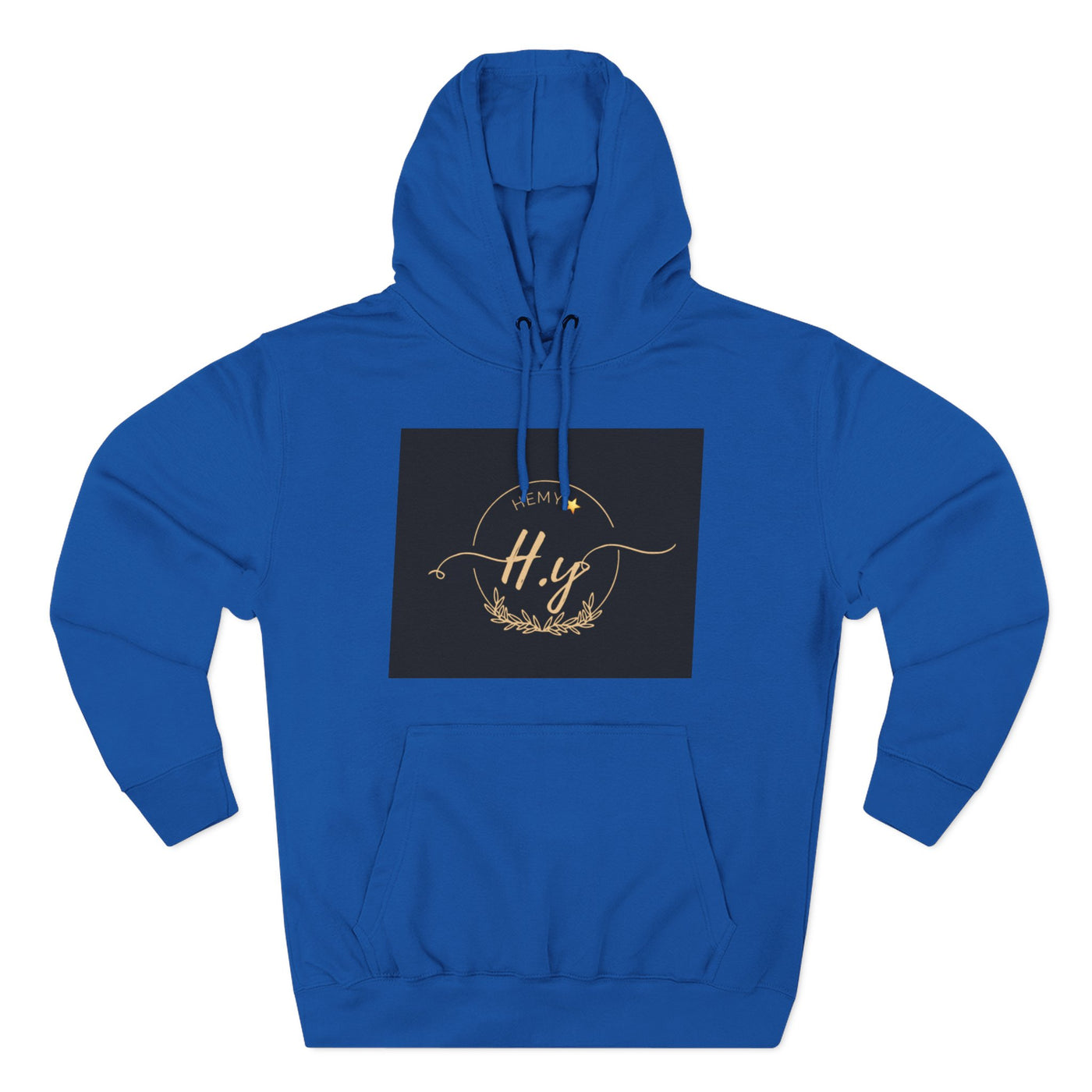 Elegant Gold Script Fleece Hoodie, Cozy Layer, Personalized Gift, Casual Wear, Stylish Sweatshirt, Fashion for All Seasons