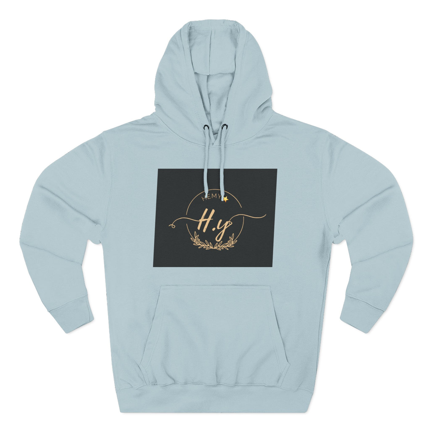 Elegant Gold Script Fleece Hoodie, Cozy Layer, Personalized Gift, Casual Wear, Stylish Sweatshirt, Fashion for All Seasons
