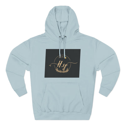 Elegant Gold Script Fleece Hoodie, Cozy Layer, Personalized Gift, Casual Wear, Stylish Sweatshirt, Fashion for All Seasons