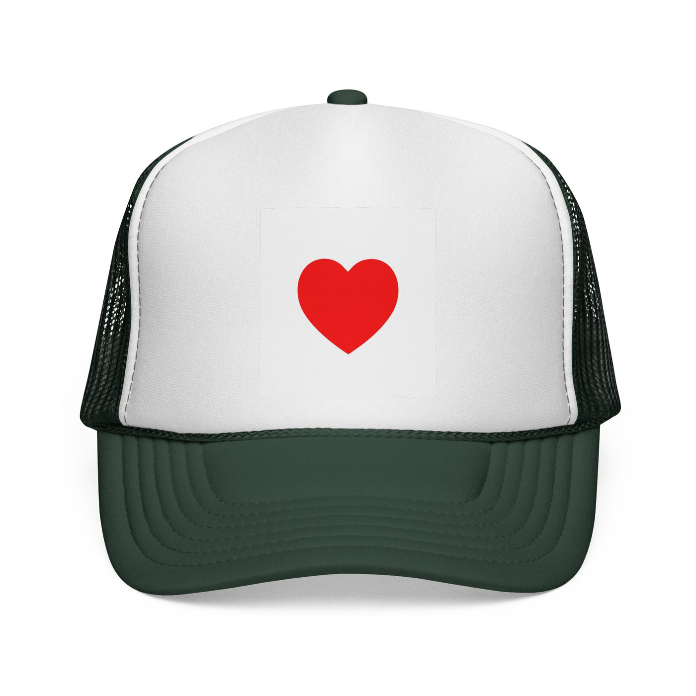 Heartfelt Love Trucker Cap, Fun Hat, Valentine's Gift, Casual Accessories, Summer Attire, Adorable Cap