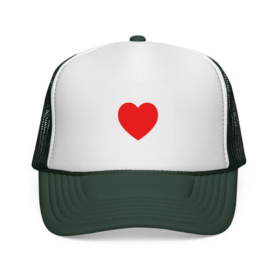 Heartfelt Love Trucker Cap, Fun Hat, Valentine's Gift, Casual Accessories, Summer Attire, Adorable Cap