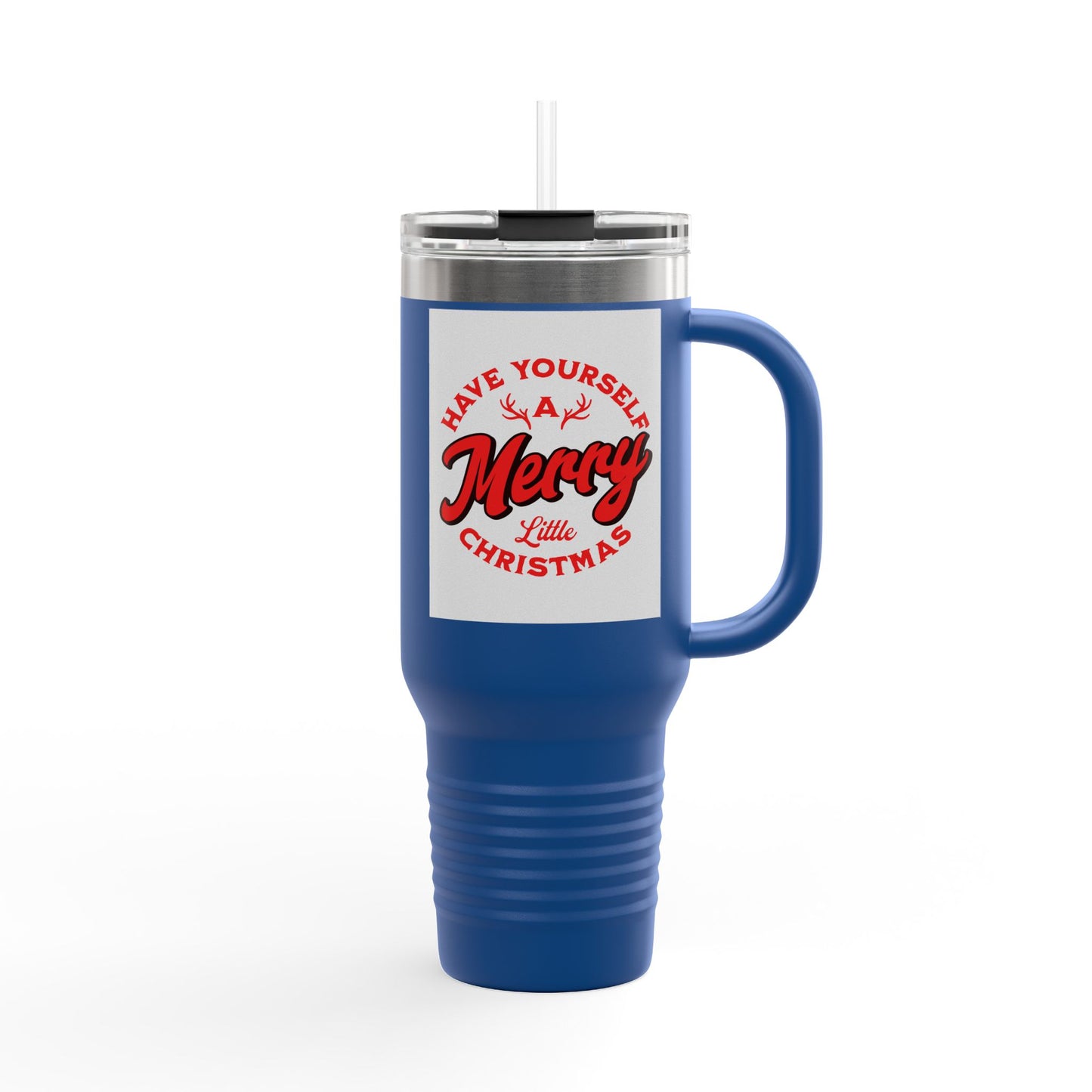 40oz Insulated Travel Mug — "Have Yourself a Merry Little Christmas" Holiday Tumbler