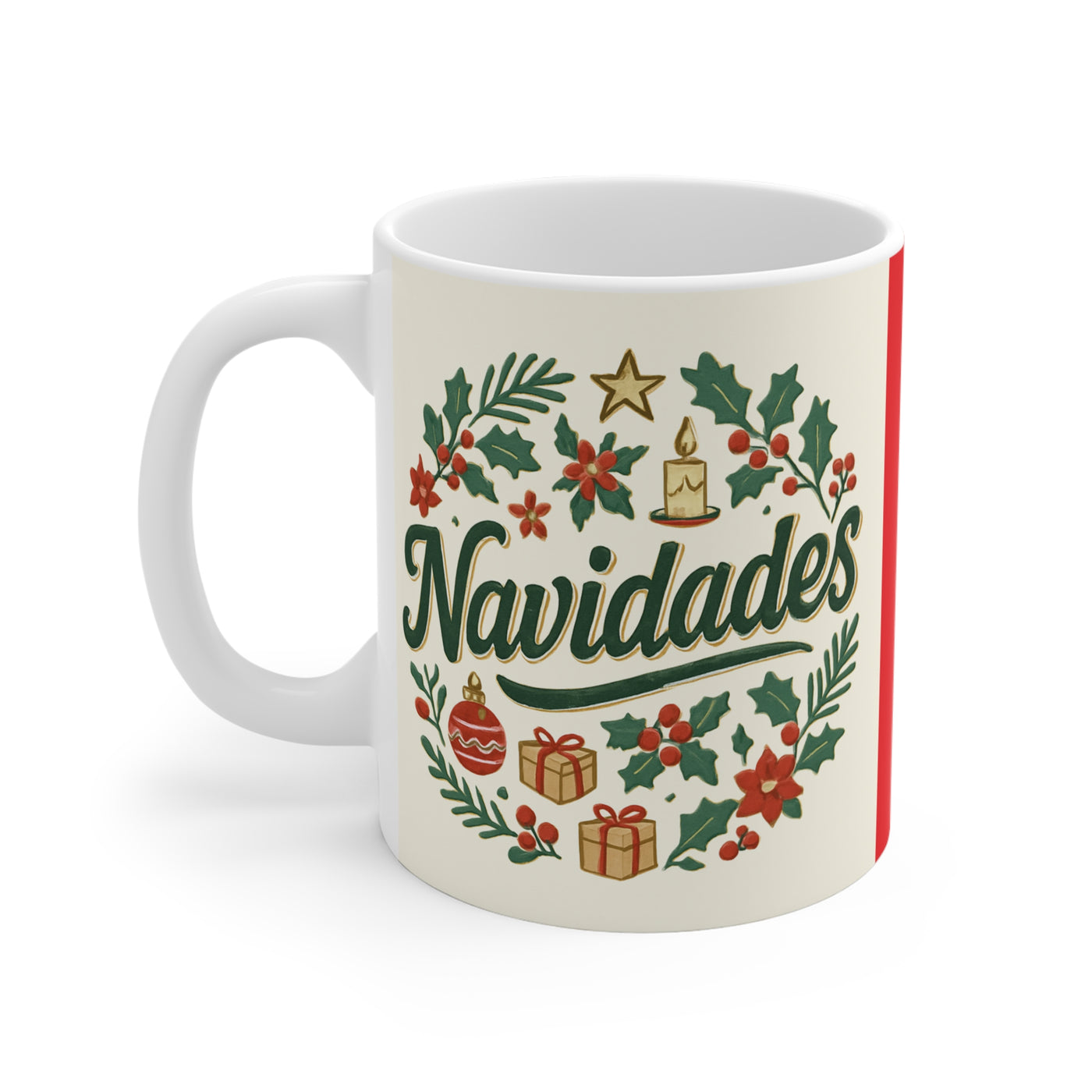 Navidades Christmas Mug — Festive Holiday Ceramic Coffee Cup (11oz)