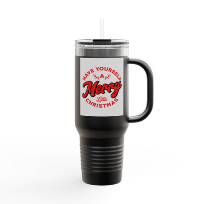 40oz Insulated Travel Mug — "Have Yourself a Merry Little Christmas" Holiday Tumbler