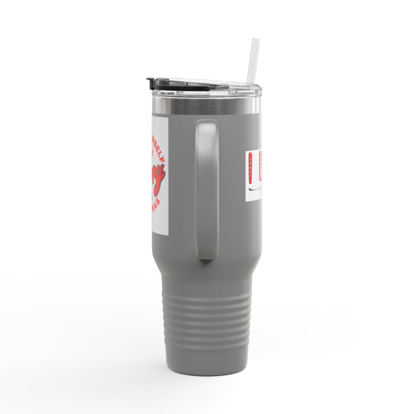 40oz Insulated Travel Mug — "Have Yourself a Merry Little Christmas" Holiday Tumbler