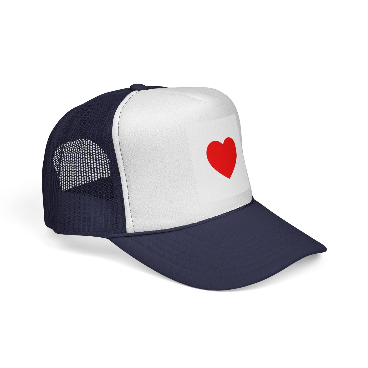 Heartfelt Love Trucker Cap, Fun Hat, Valentine's Gift, Casual Accessories, Summer Attire, Adorable Cap