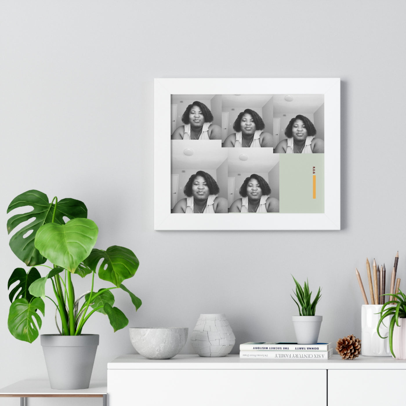 Personalized Framed Horizontal Poster, Custom Wall Art, Family Photo Frame, Unique Home Decor, Memorable Gift Ideas, Modern Wall Art