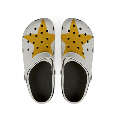 Fun Star-Print EVA Foam Shoes - Lightweight Clogs, Comfy Footwear, Summer Sandals, Casual Footwear for Kids and Adults, Gift for [...]