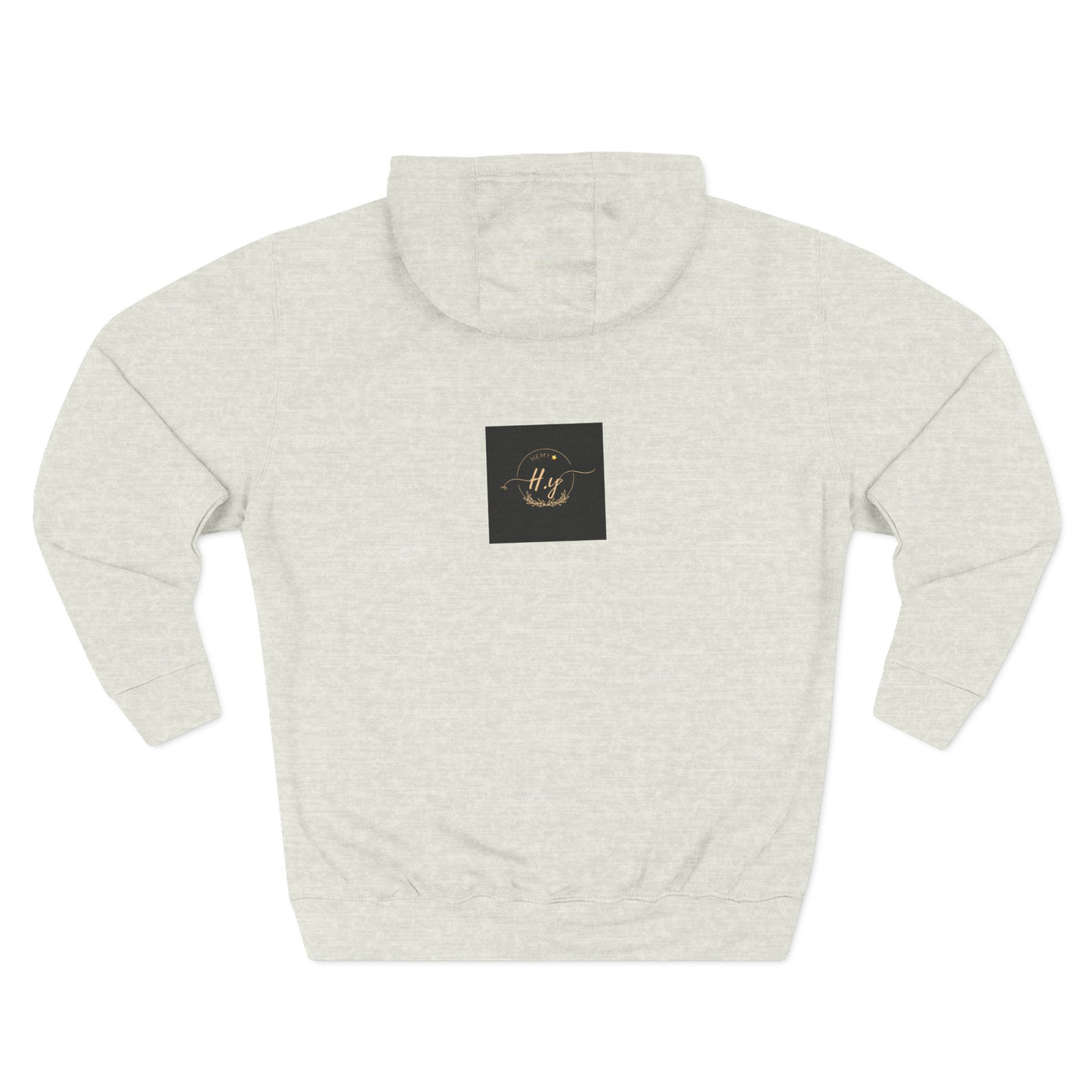 Elegant Gold Script Fleece Hoodie, Cozy Layer, Personalized Gift, Casual Wear, Stylish Sweatshirt, Fashion for All Seasons