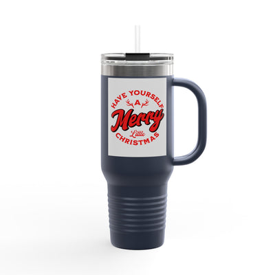 40oz Insulated Travel Mug — "Have Yourself a Merry Little Christmas" Holiday Tumbler