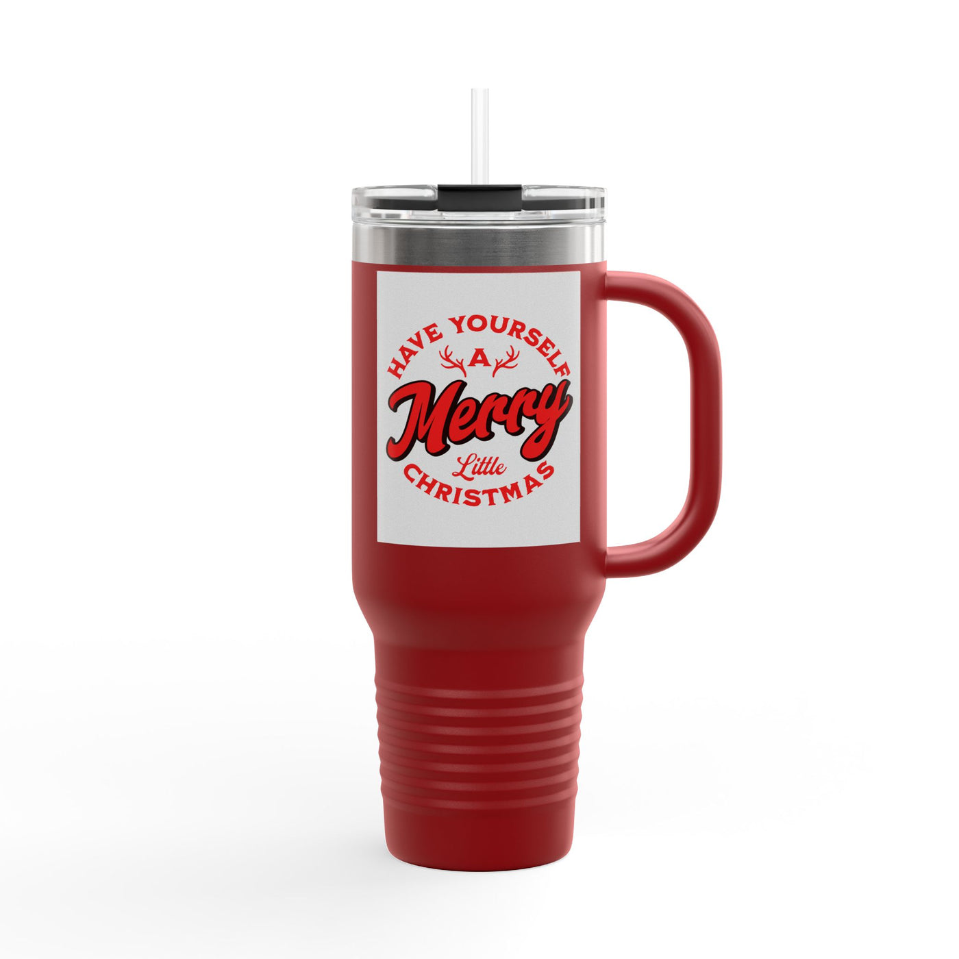 40oz Insulated Travel Mug — "Have Yourself a Merry Little Christmas" Holiday Tumbler