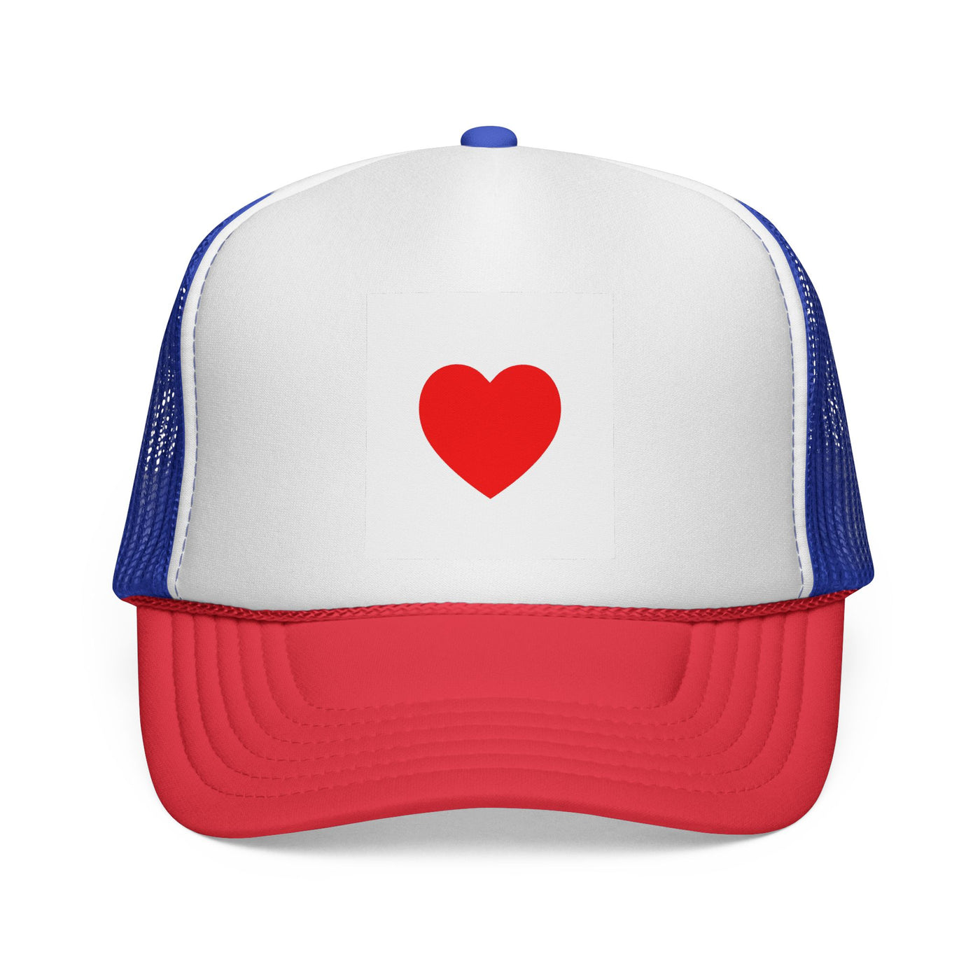 Heartfelt Love Trucker Cap, Fun Hat, Valentine's Gift, Casual Accessories, Summer Attire, Adorable Cap