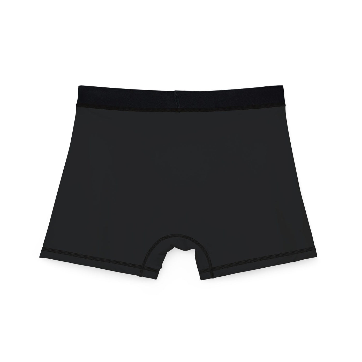 Men's Black Boxer Briefs with Subtle Gold 'His' Emblem