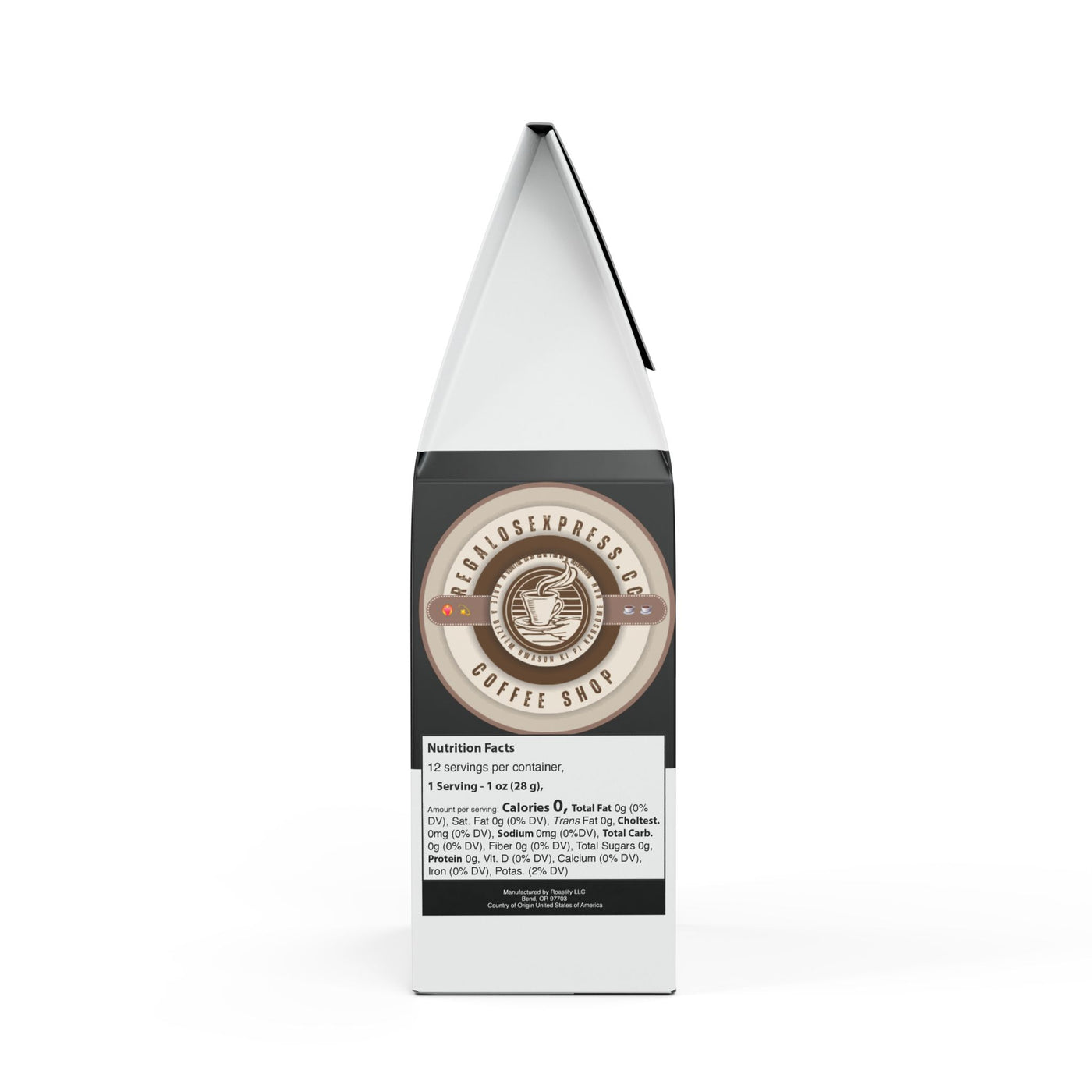 Single origin coffee from Colombia, light-medium roast highlighting floral and citrus flavors.