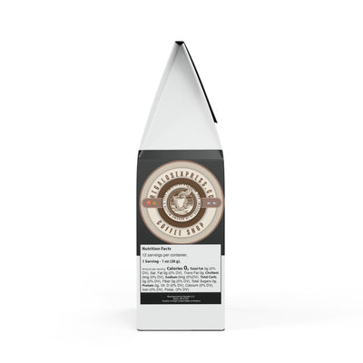 Single origin coffee from Colombia, light-medium roast highlighting floral and citrus flavors.