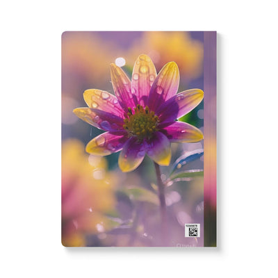 Floral Softcover Journal | Nature-Inspired Diary, Gift for Writers, Floral Art, Inspirational Note-taking, Spring Gifts