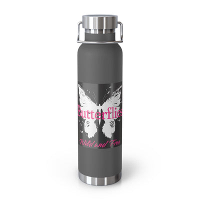 Butterflies Wild & Free 22oz Insulated Water Bottle