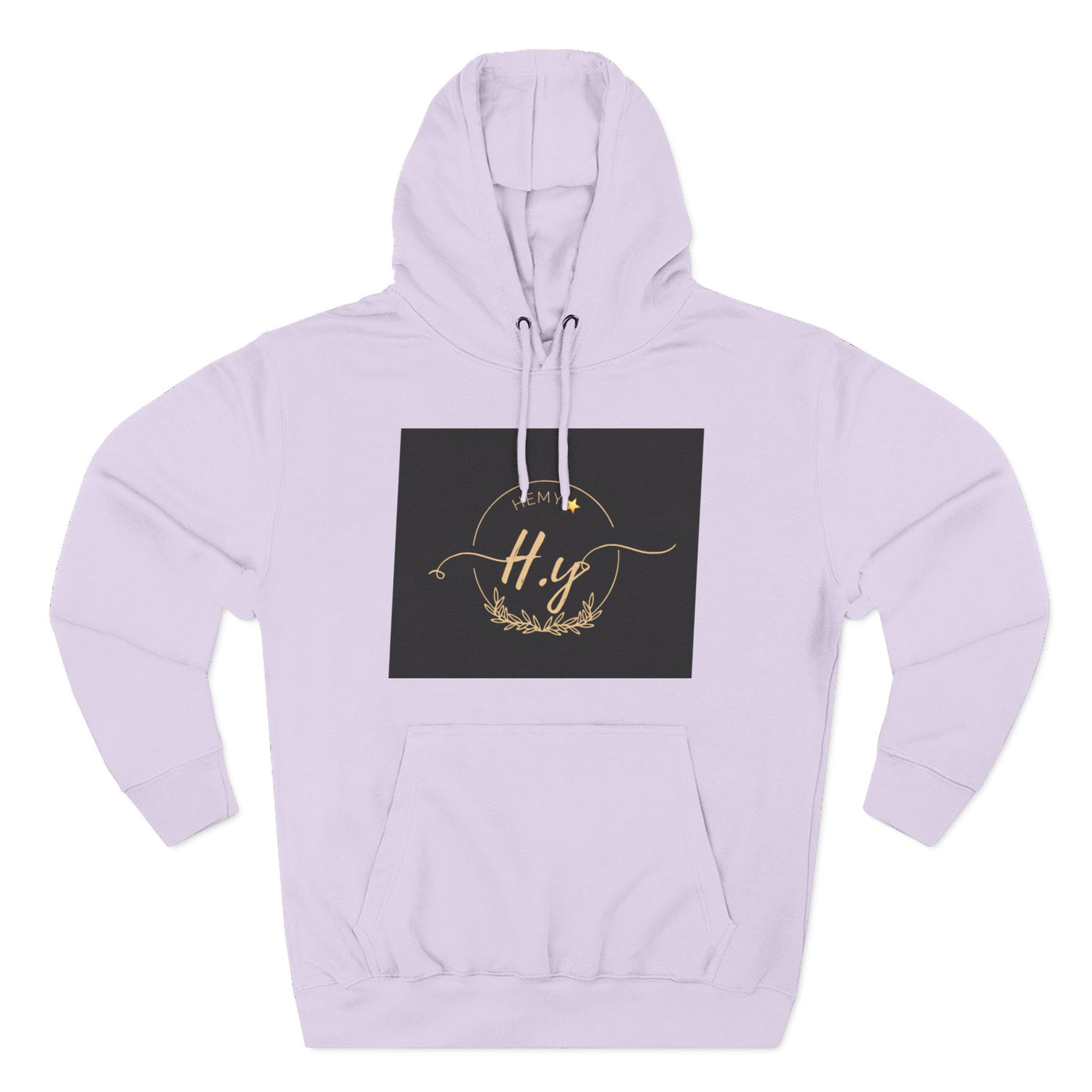 Elegant Gold Script Fleece Hoodie, Cozy Layer, Personalized Gift, Casual Wear, Stylish Sweatshirt, Fashion for All Seasons