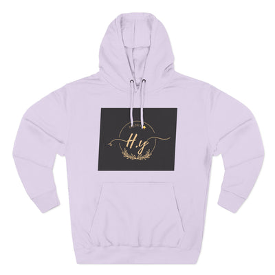 Elegant Gold Script Fleece Hoodie, Cozy Layer, Personalized Gift, Casual Wear, Stylish Sweatshirt, Fashion for All Seasons