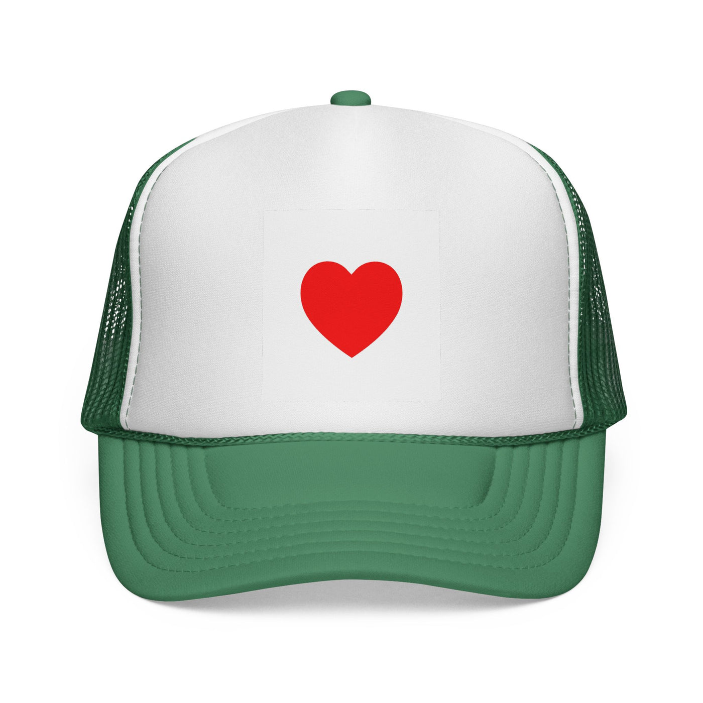 Heartfelt Love Trucker Cap, Fun Hat, Valentine's Gift, Casual Accessories, Summer Attire, Adorable Cap