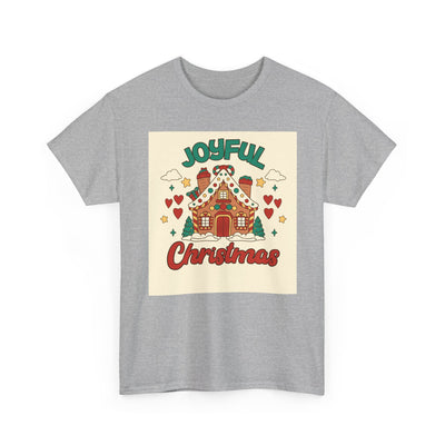 Joyful Christmas Tee | Unisex Heavy Cotton T-Shirt for Holiday Cheer, Christmas Gift, Family Gatherings, Festive Attire, Winter Wear