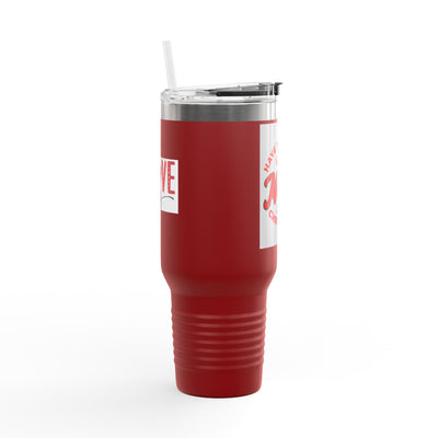 40oz Insulated Travel Mug — "Have Yourself a Merry Little Christmas" Holiday Tumbler