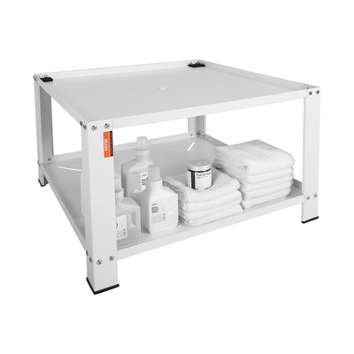 Laundry Pedestal With Storage Shelf, Washer And Dryer Base Stand Platform Universal Fit 660lbs Capacity, Heavy Duty Steel Multi-Functional Base For Washing Machine