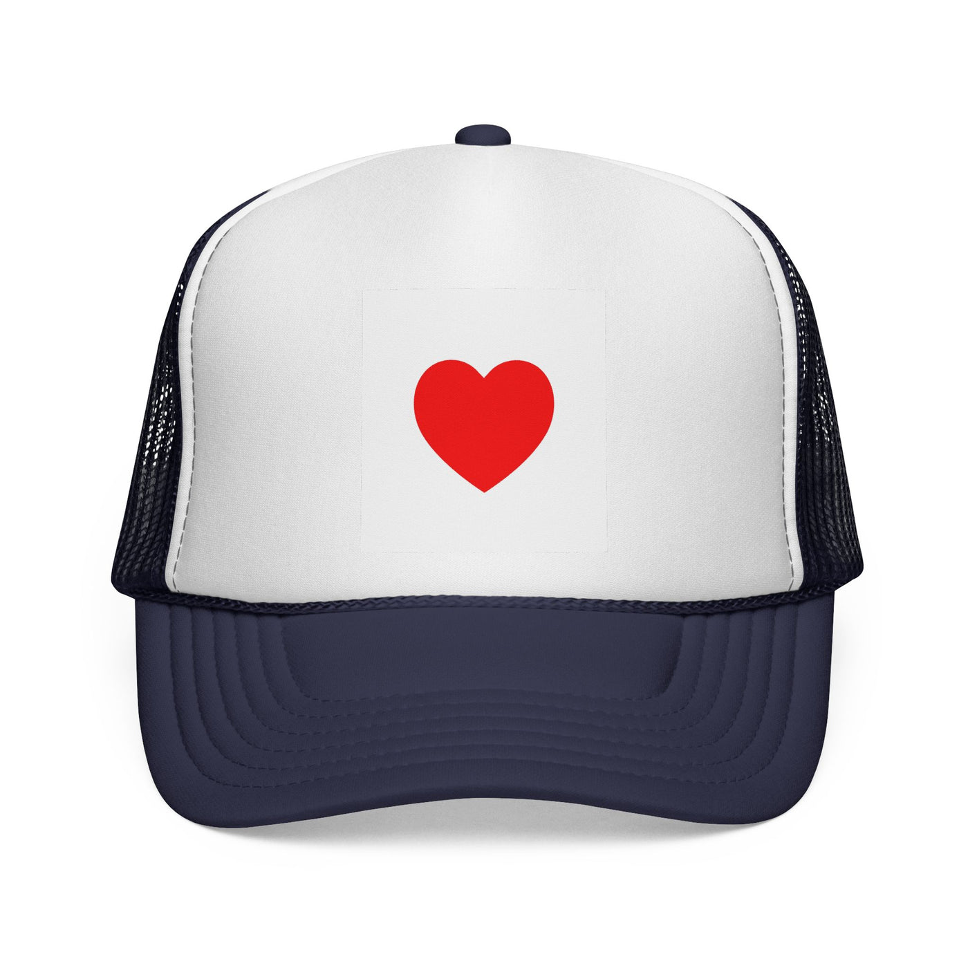 Heartfelt Love Trucker Cap, Fun Hat, Valentine's Gift, Casual Accessories, Summer Attire, Adorable Cap