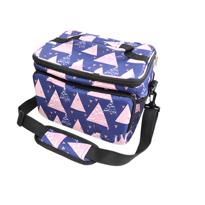 Crossbody Outdoor Thermal Bag Oxford Cloth Large Capacity Lunch Box