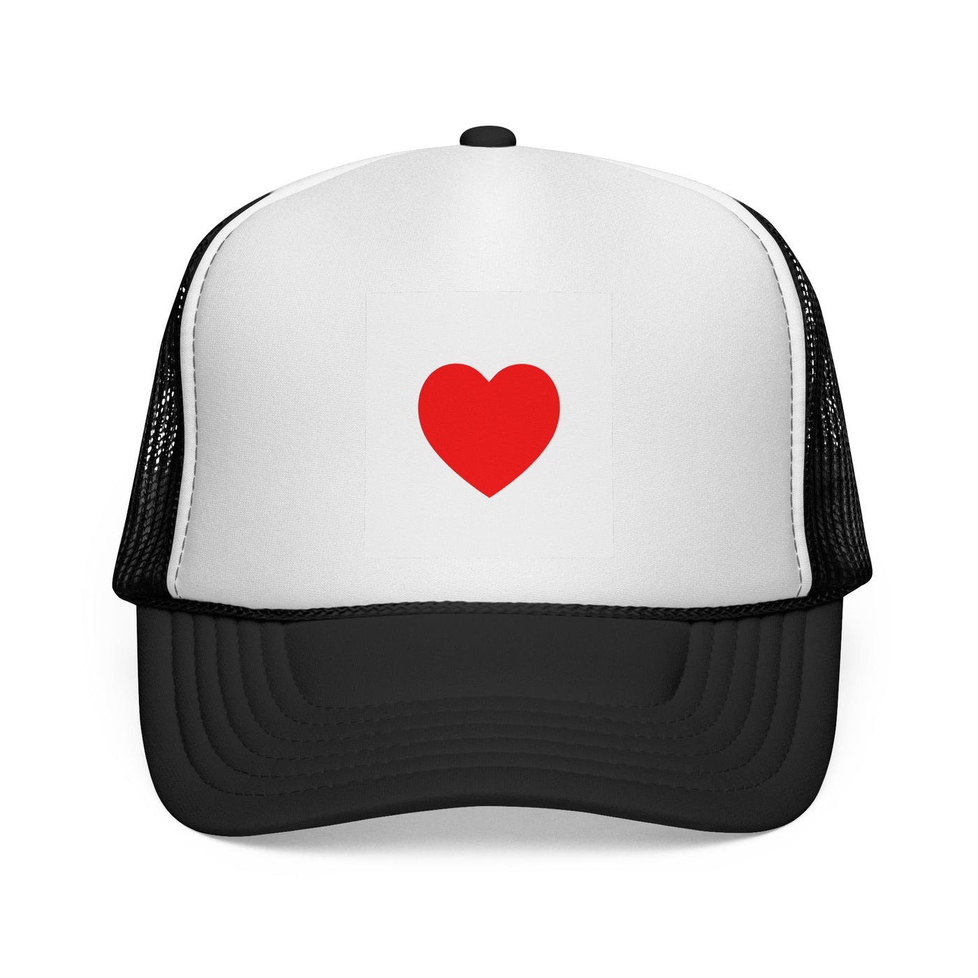 Heartfelt Love Trucker Cap, Fun Hat, Valentine's Gift, Casual Accessories, Summer Attire, Adorable Cap