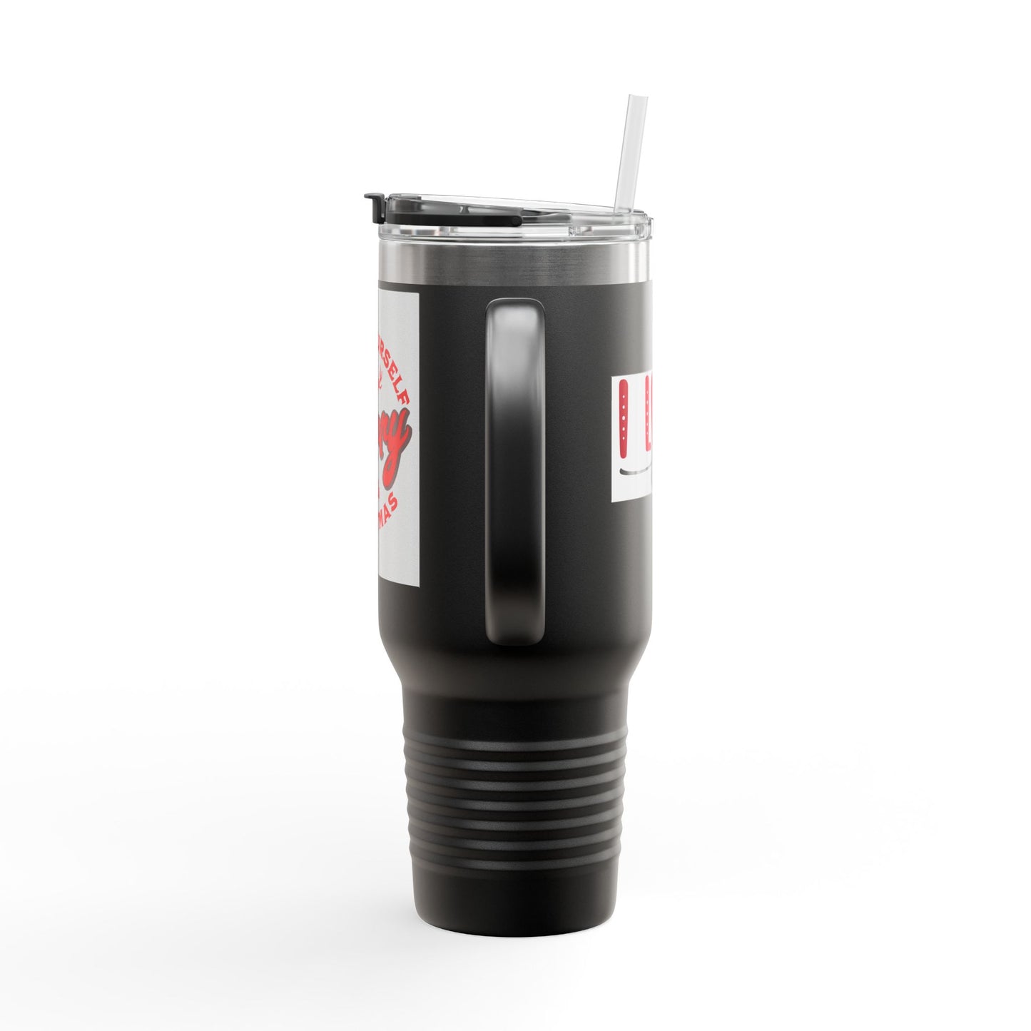 40oz Insulated Travel Mug — "Have Yourself a Merry Little Christmas" Holiday Tumbler