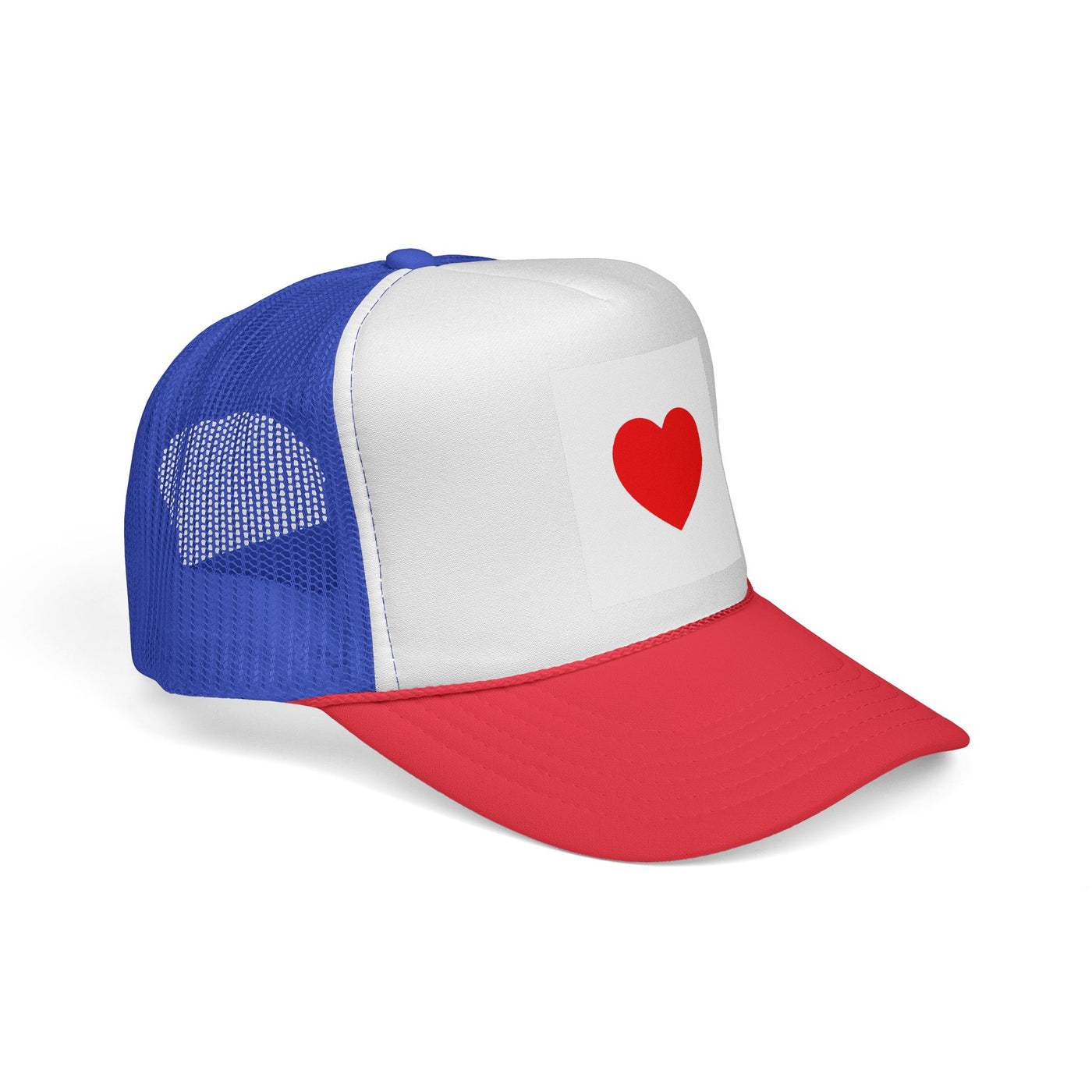 Heartfelt Love Trucker Cap, Fun Hat, Valentine's Gift, Casual Accessories, Summer Attire, Adorable Cap