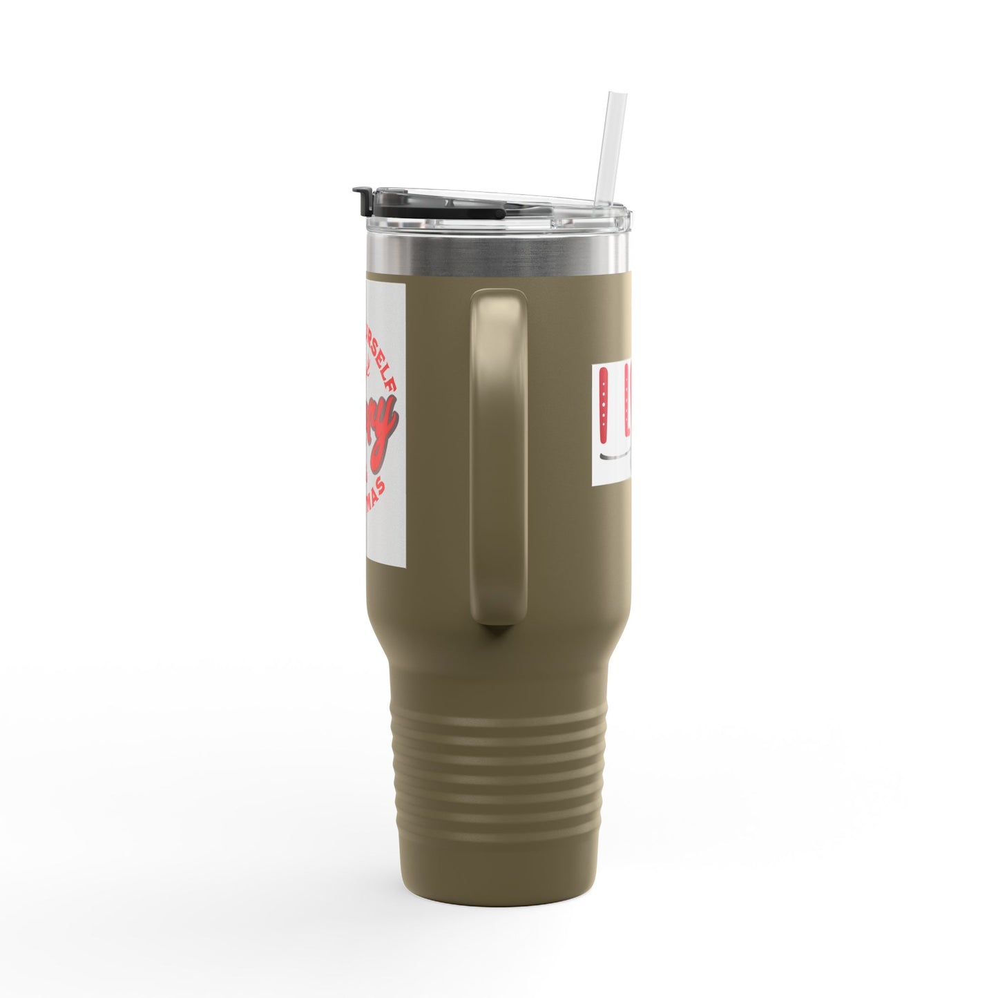 40oz Insulated Travel Mug — "Have Yourself a Merry Little Christmas" Holiday Tumbler