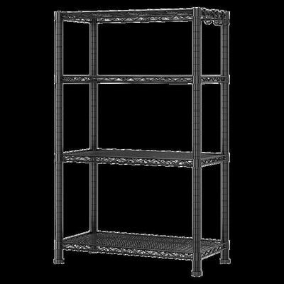 Eight Layer Segmented Display Rack With M8 Adjustable Feet And 4 S-hooks, Allowing For Free Adjustment Of Interlayer Spacing
