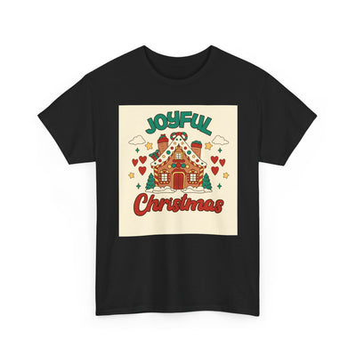 Joyful Christmas Tee | Unisex Heavy Cotton T-Shirt for Holiday Cheer, Christmas Gift, Family Gatherings, Festive Attire, Winter Wear