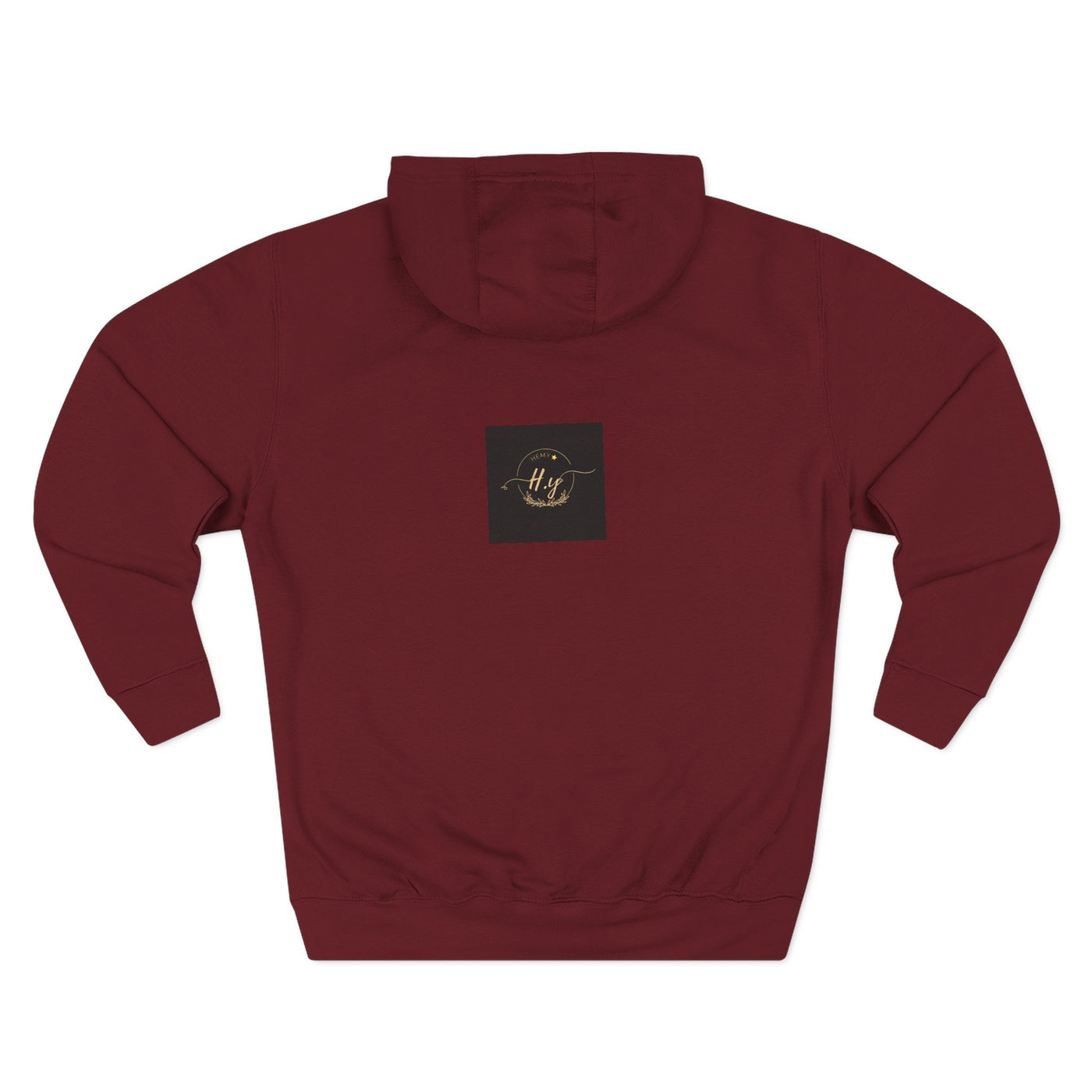 Elegant Gold Script Fleece Hoodie, Cozy Layer, Personalized Gift, Casual Wear, Stylish Sweatshirt, Fashion for All Seasons