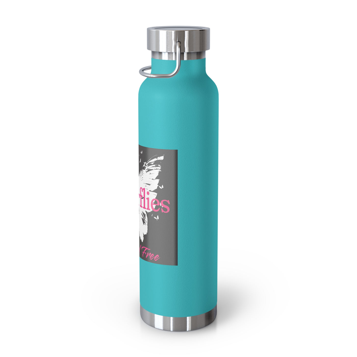 Butterflies Wild & Free 22oz Insulated Water Bottle