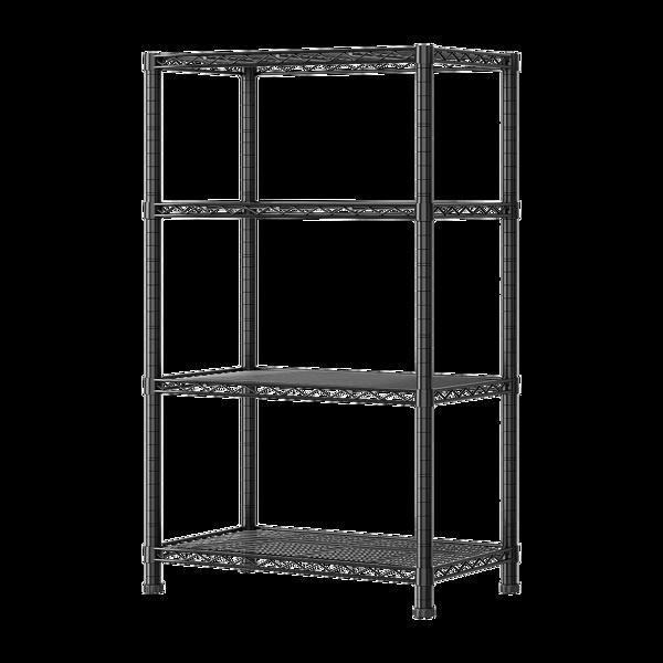 Eight Layer Segmented Display Rack With M8 Adjustable Feet And 4 S-hooks, Allowing For Free Adjustment Of Interlayer Spacing