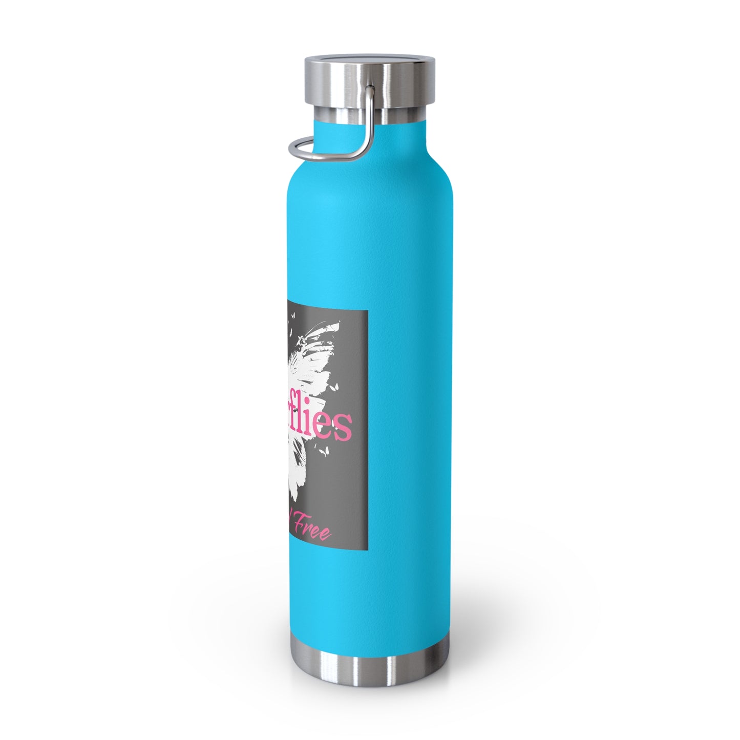 Butterflies Wild & Free 22oz Insulated Water Bottle