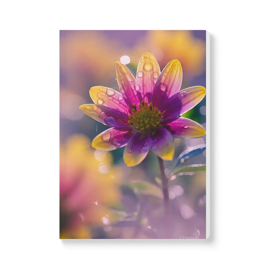 Floral Softcover Journal | Nature-Inspired Diary, Gift for Writers, Floral Art, Inspirational Note-taking, Spring Gifts