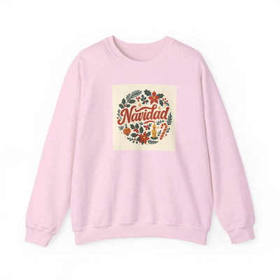 Navidad Floral Sweatshirt — Retro Holiday Crewneck