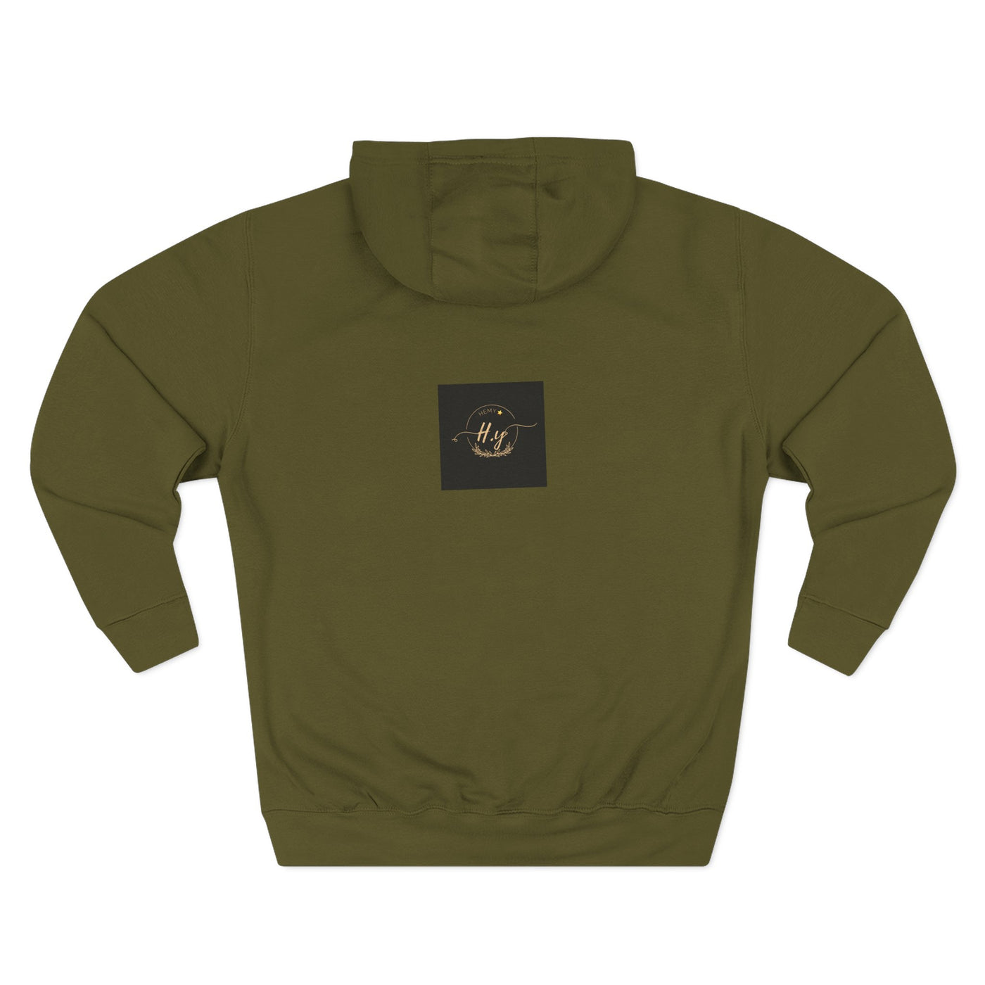 Elegant Gold Script Fleece Hoodie, Cozy Layer, Personalized Gift, Casual Wear, Stylish Sweatshirt, Fashion for All Seasons
